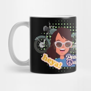 Motorcycle Girl Mug